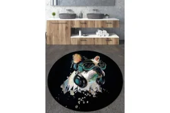 Pariti Baderomsmatte 80 cm Rund
