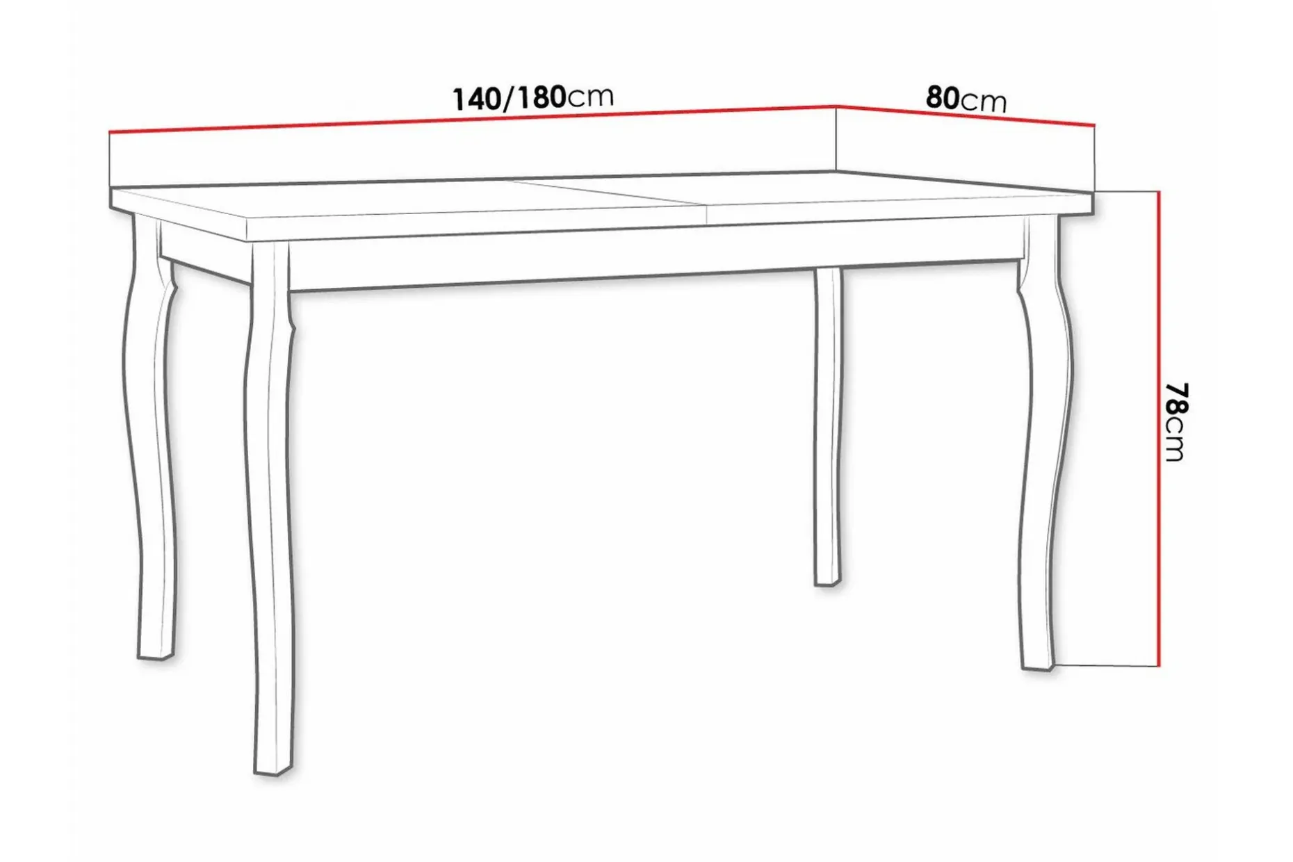 Patrickswell Spisebord 80 cm