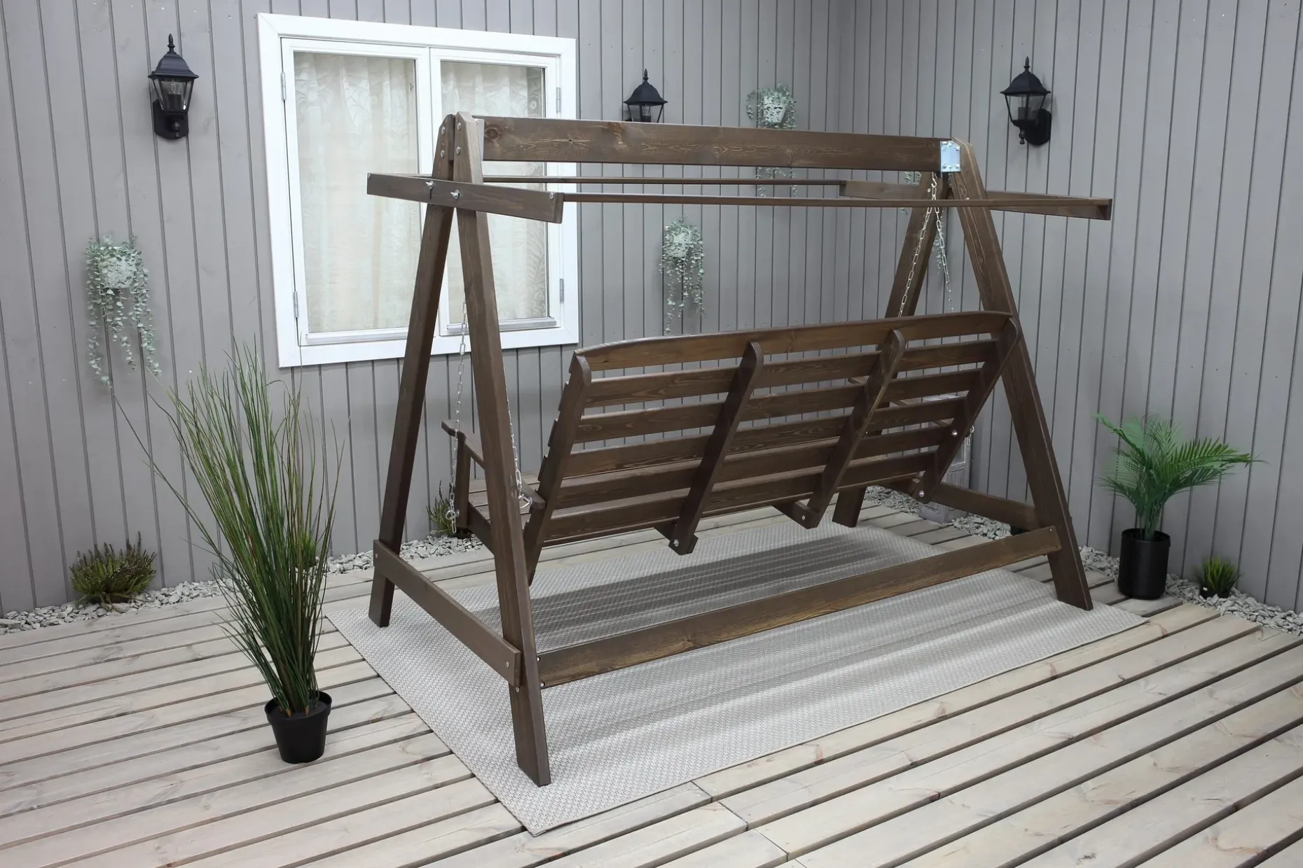 Pelle 3-seters Hammock uten tak