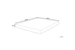 Pensick Skummadrass 160x200x20 cm