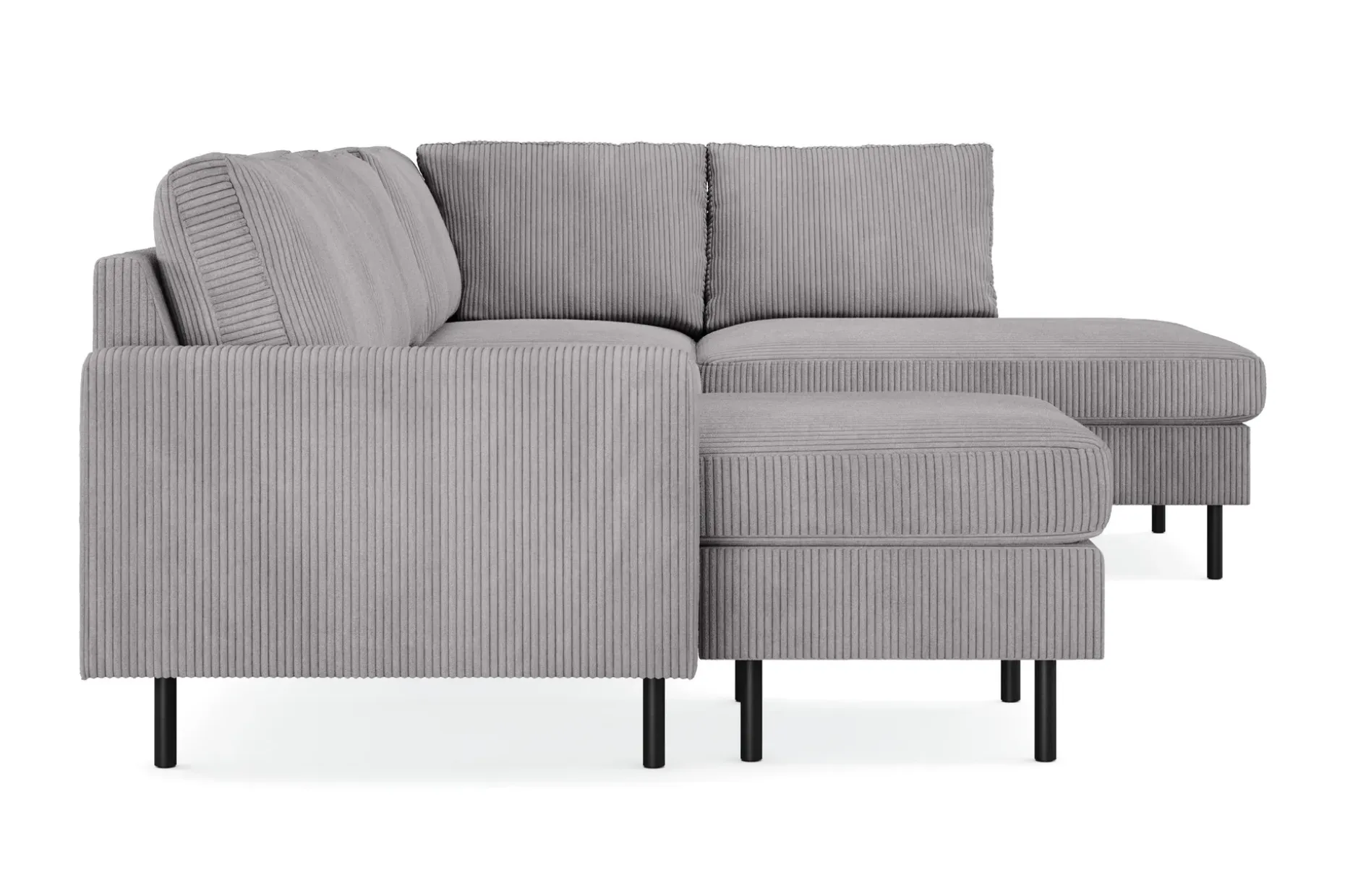 Peppe 4-seters Høyrevendt U-formet Sofa med Divan og Sjeselong i Manchester
