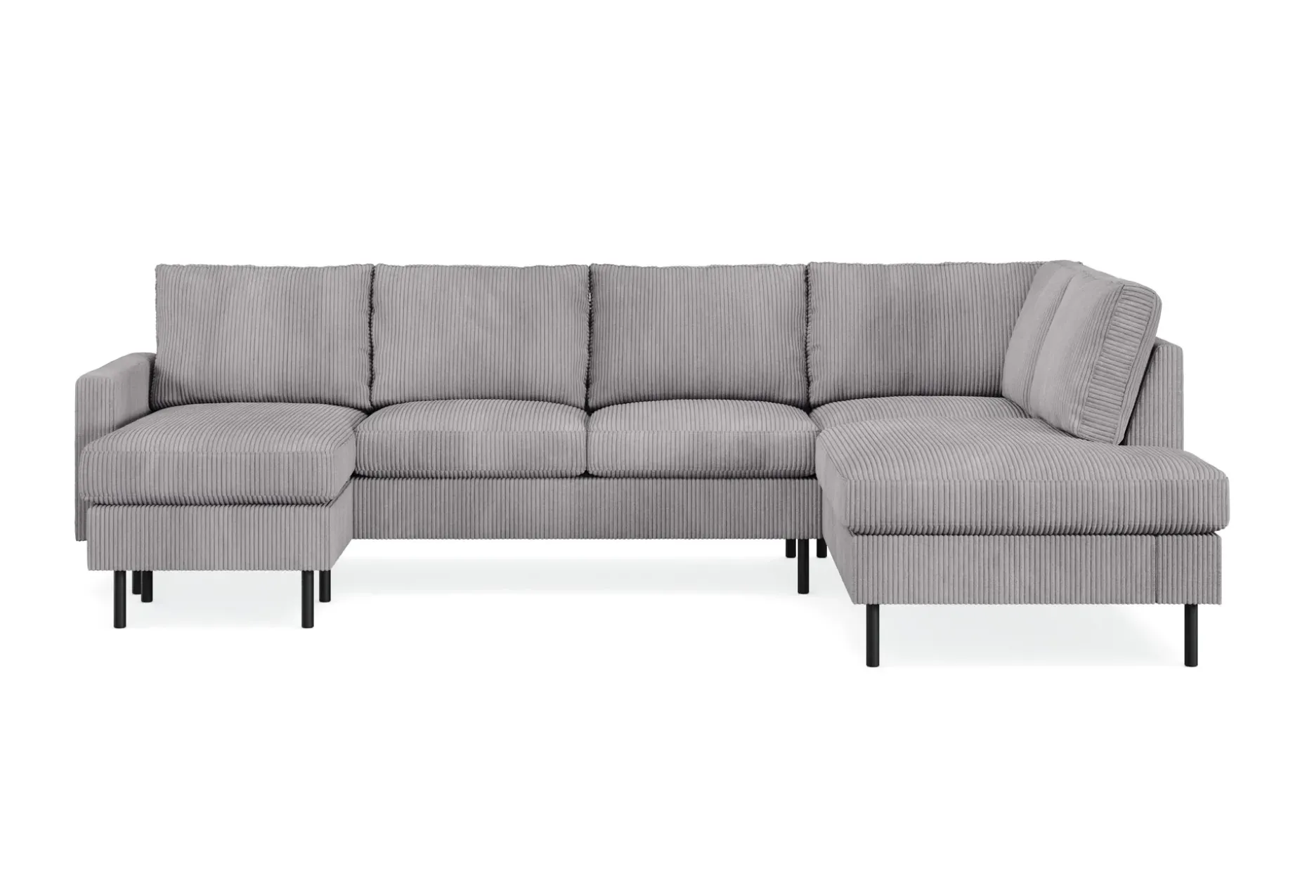 Peppe 4-seters Høyrevendt U-formet Sofa med Divan og Sjeselong i Manchester