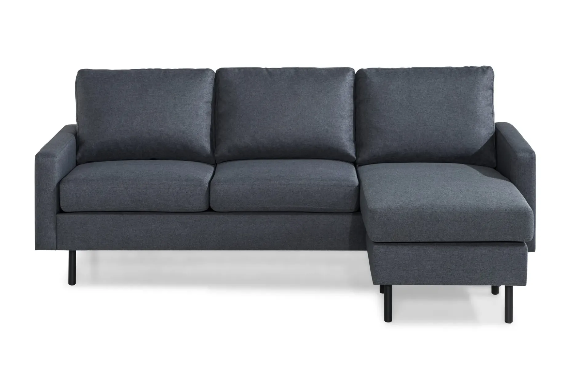 Peppe 3-seters Vendbar L-formet Divansofa i Stoff
