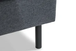 Peppe 3-seters Vendbar L-formet Divansofa i Stoff