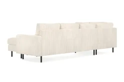 Peppe 4-seters Venstrevendt U-formet Sofa med Divan og Sjeselong i Manchester
