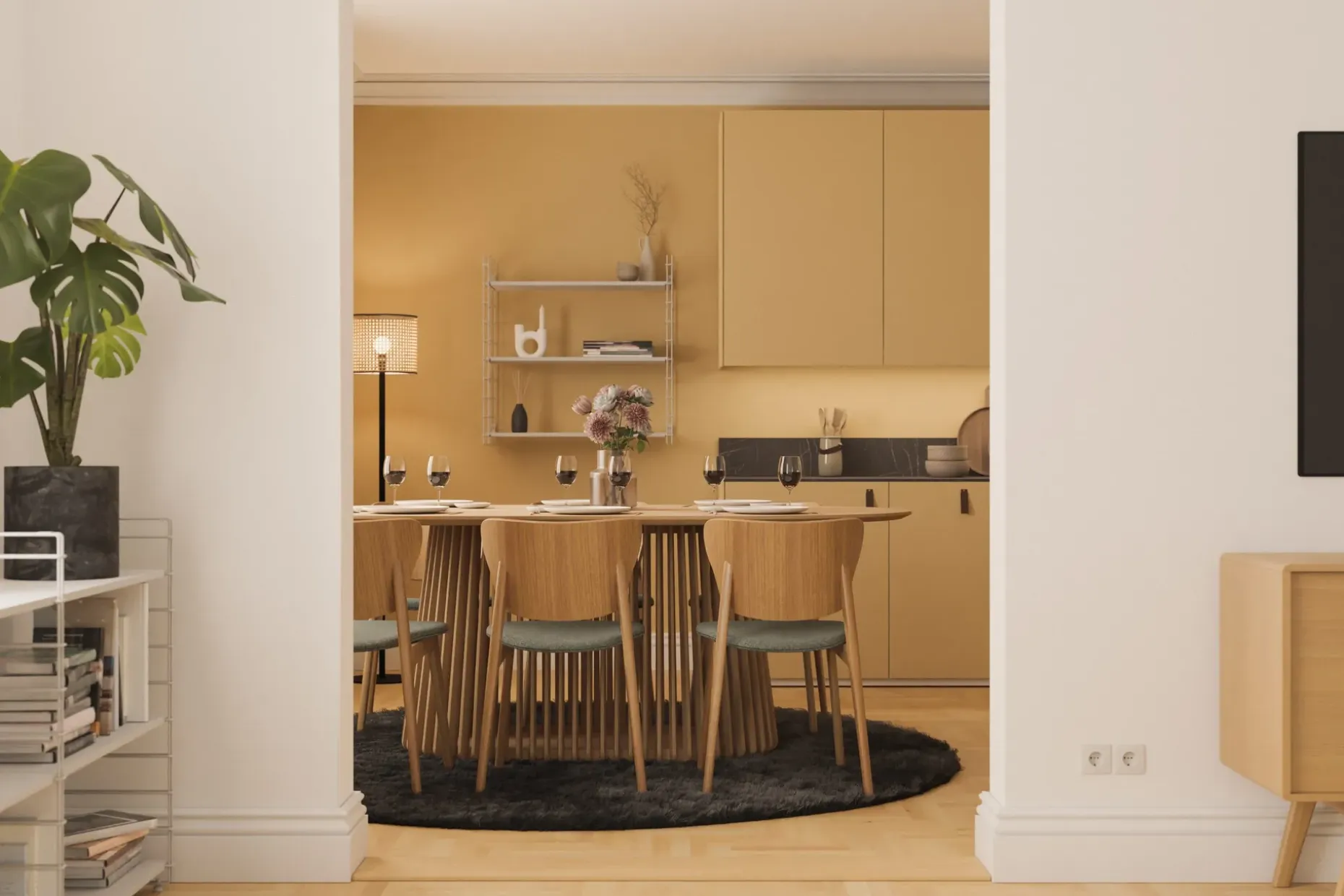 Peyra Spisebord 200 cm Ovalt Eik