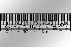 Piano Veggdekor