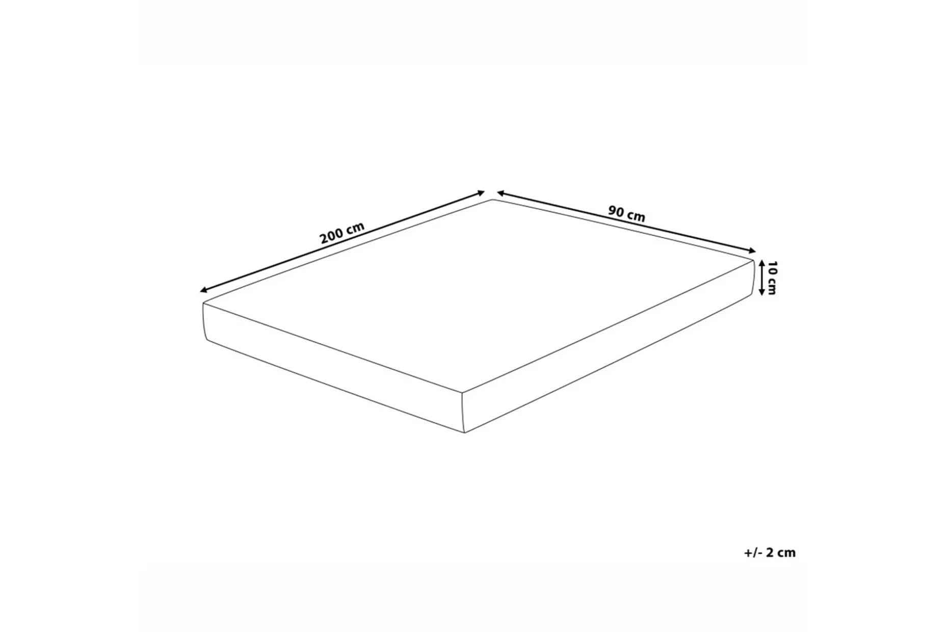 Piccolo Skummadrass 90|200 Cm
