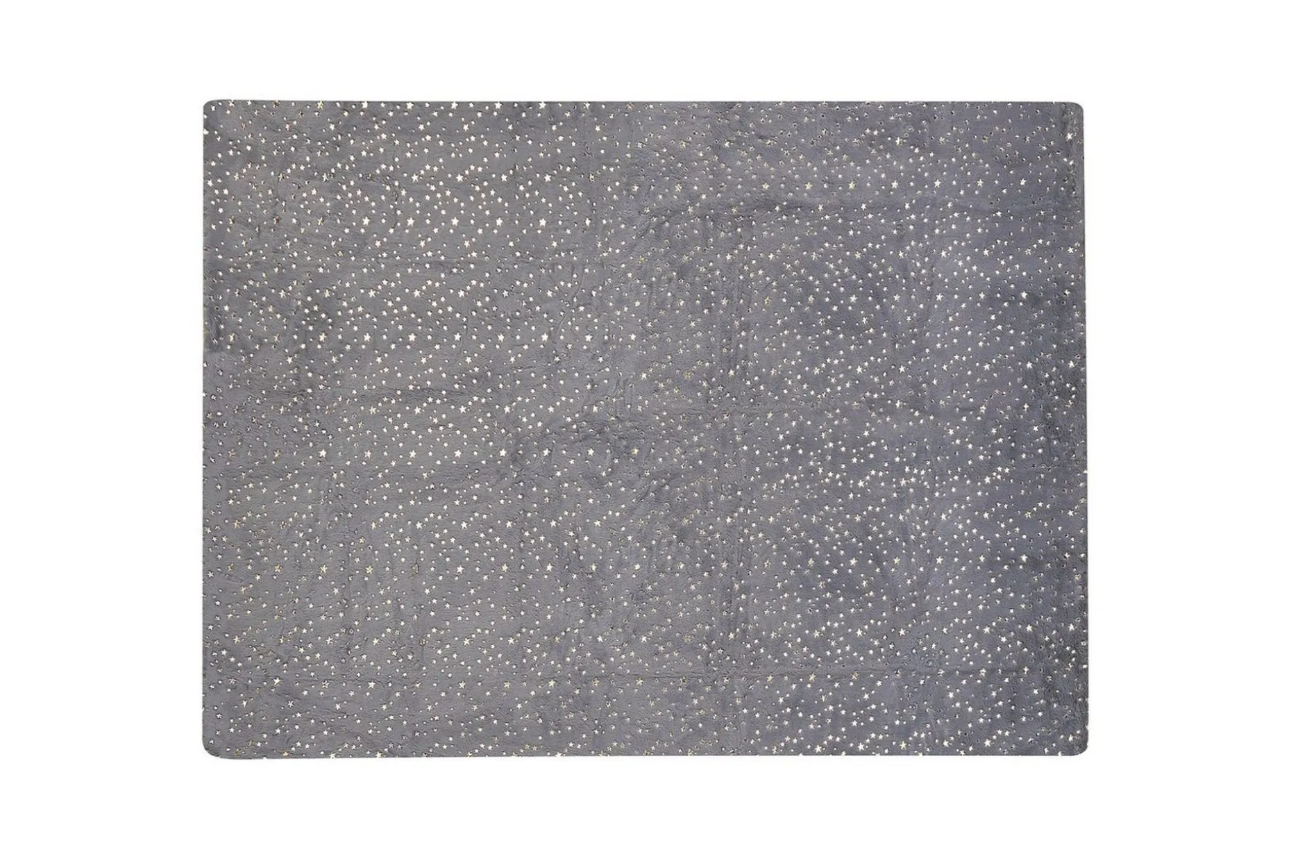 Pledd Alazeya Grå/gull, 130x180 cm
