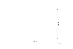 Pledd Samur Hvit, 150x200 cm
