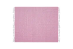 Pledd Tangier Rosa/Hvit