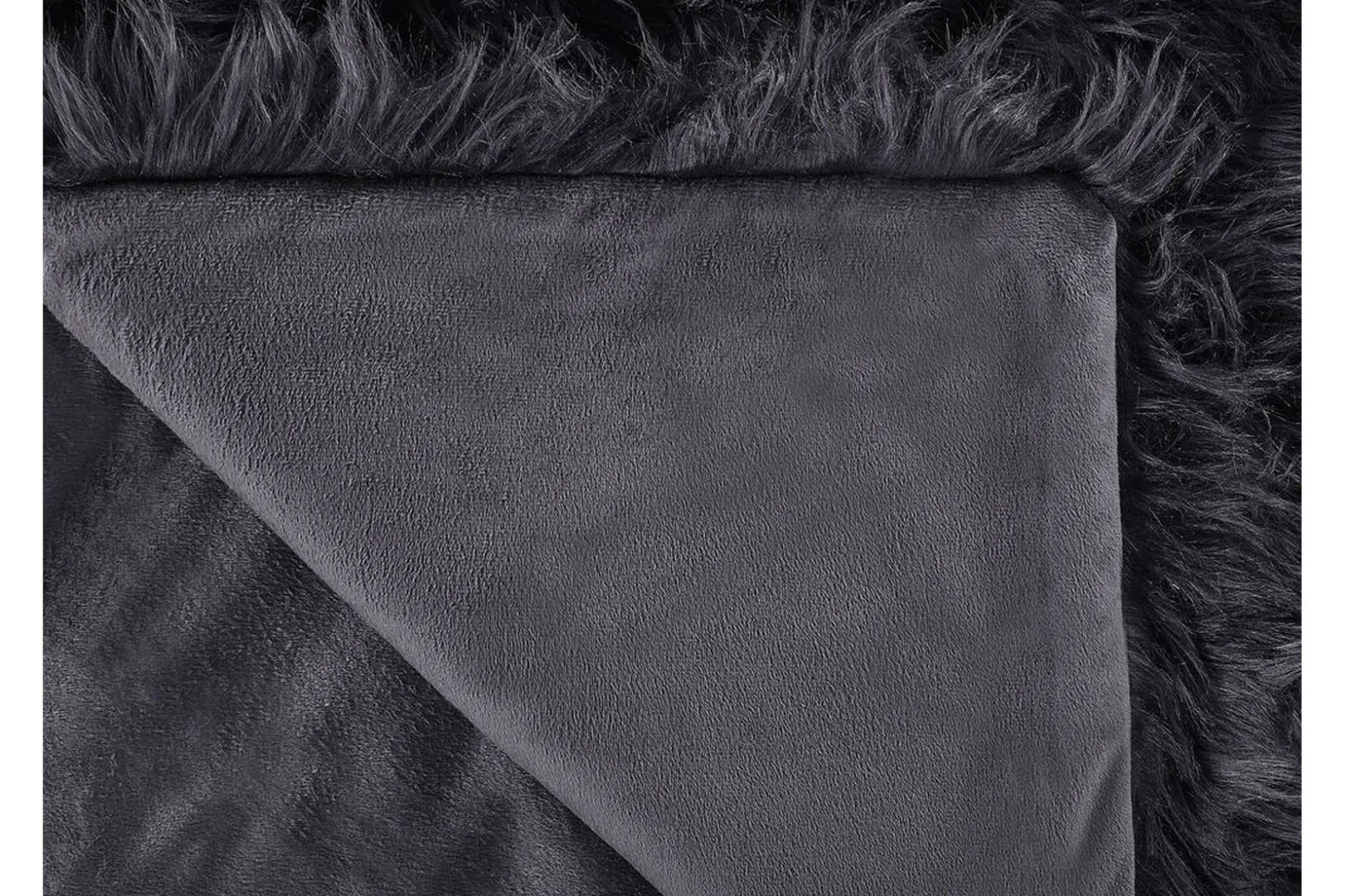 Pledd 200 x 220 cm svart DELICE