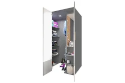 Pok Garderobe 130x93x193 cm