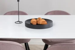 Polar Spisegruppe 240 cm Rektangulær med 6 Velvet Stoler