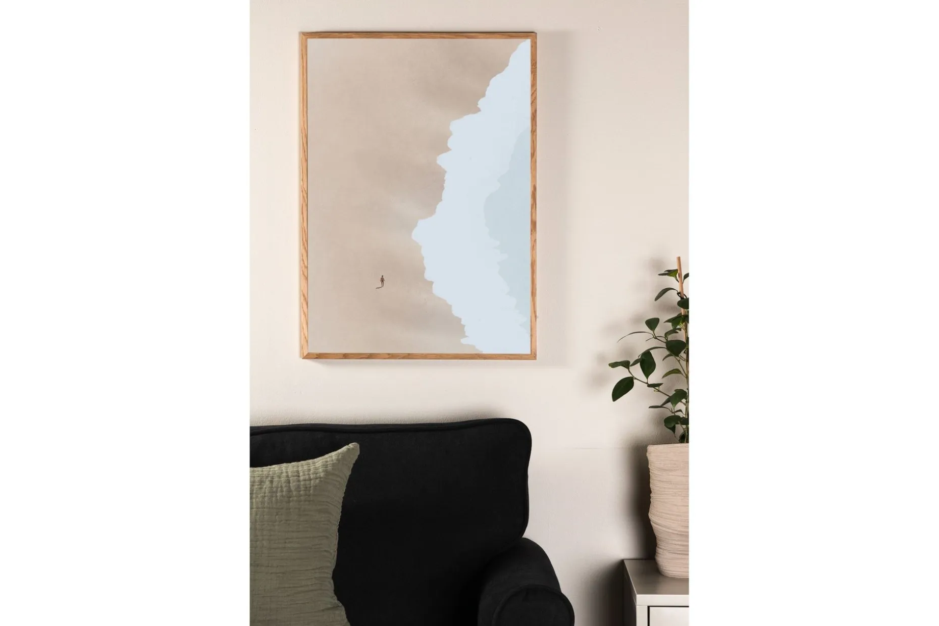 Poster Beach 21x30 cm