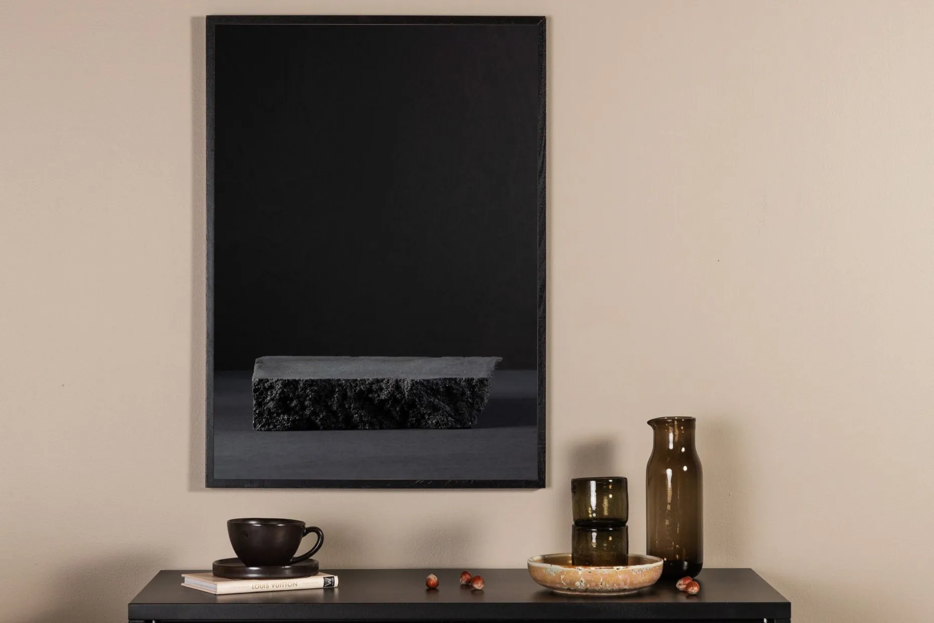 Poster Black Rock 30x40 cm