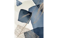 Poster Blue Swirl 70x100 cm