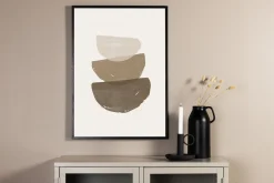 Poster Brush strokes 30x40 cm