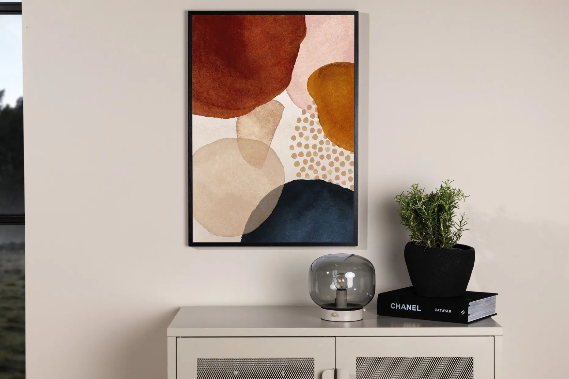 Poster Circles 21x30 cm