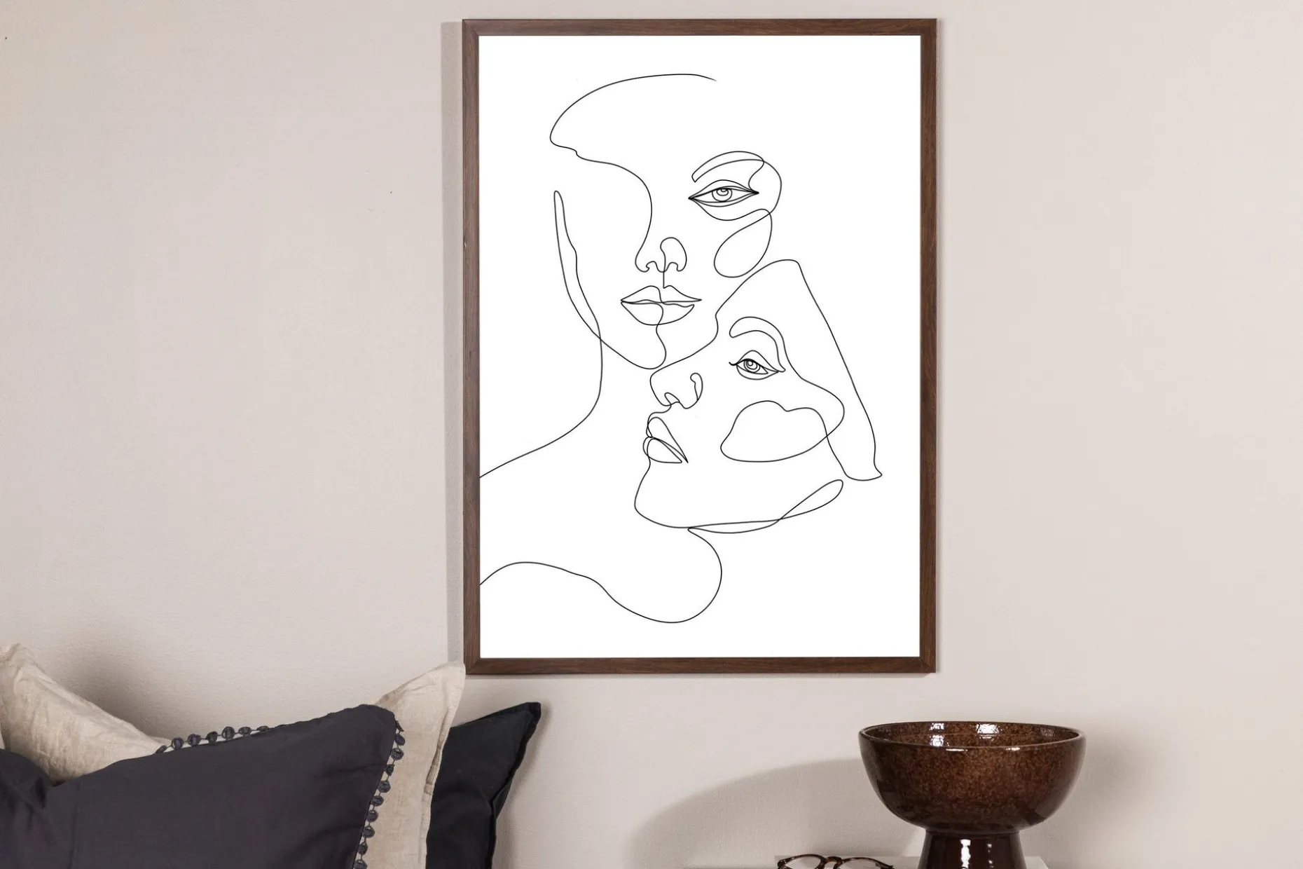 Poster Faces 70x100 cm