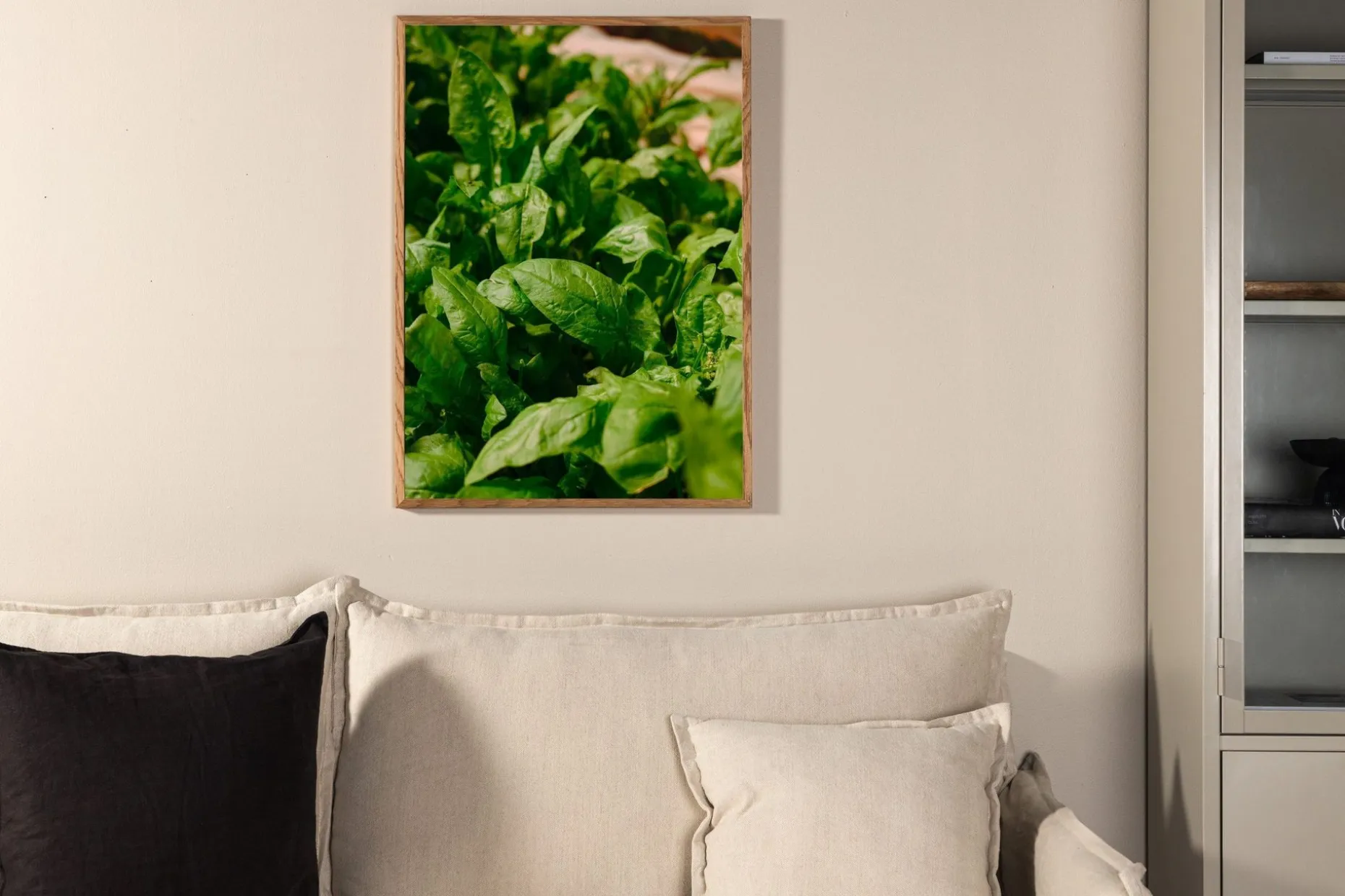 Poster Green leaf 21x30 cm