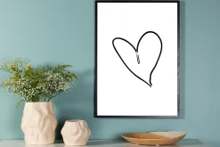 Poster Heart 21x30 cm