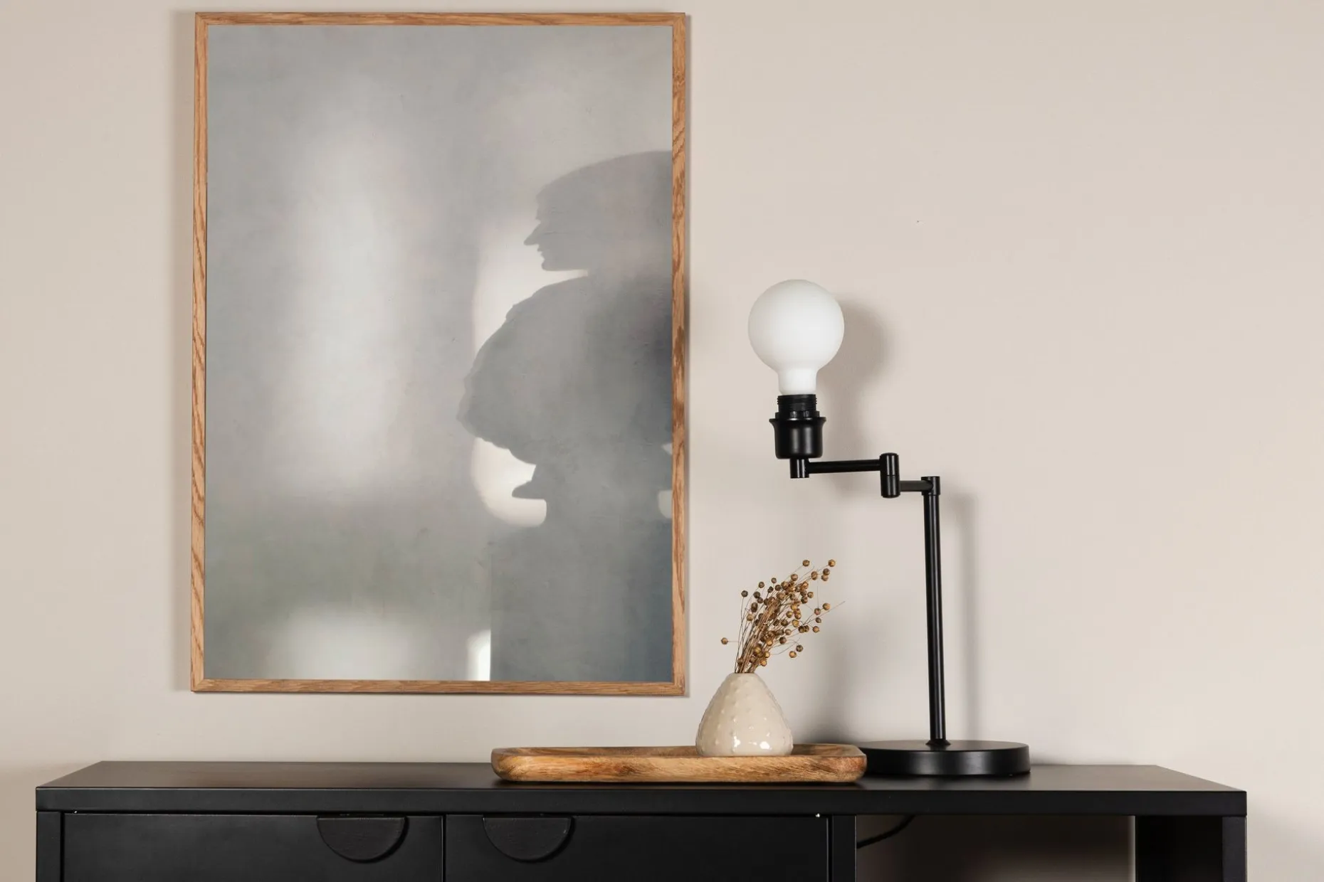 Poster Human shadow 30x40 cm