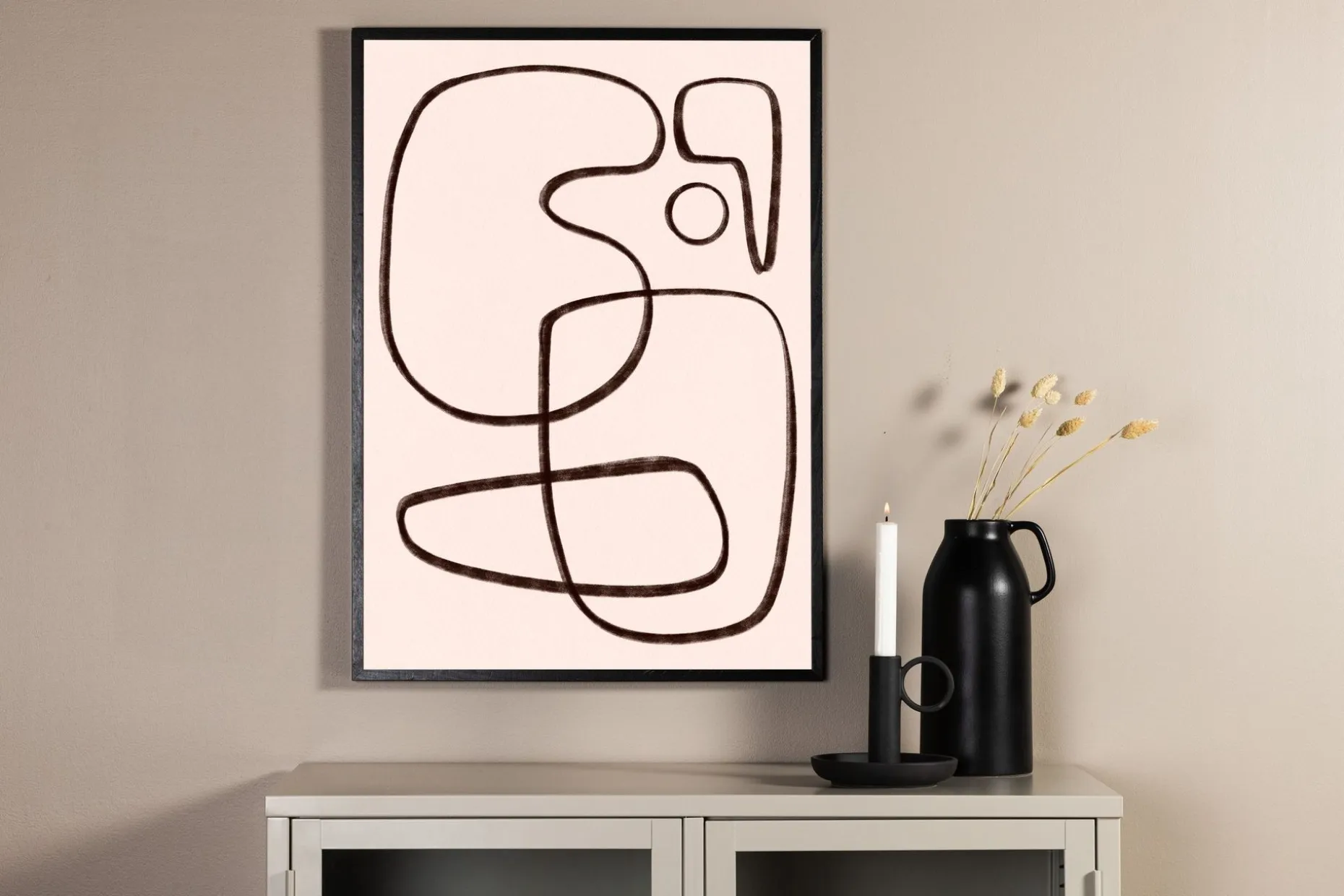 Poster Line art 30x40 cm