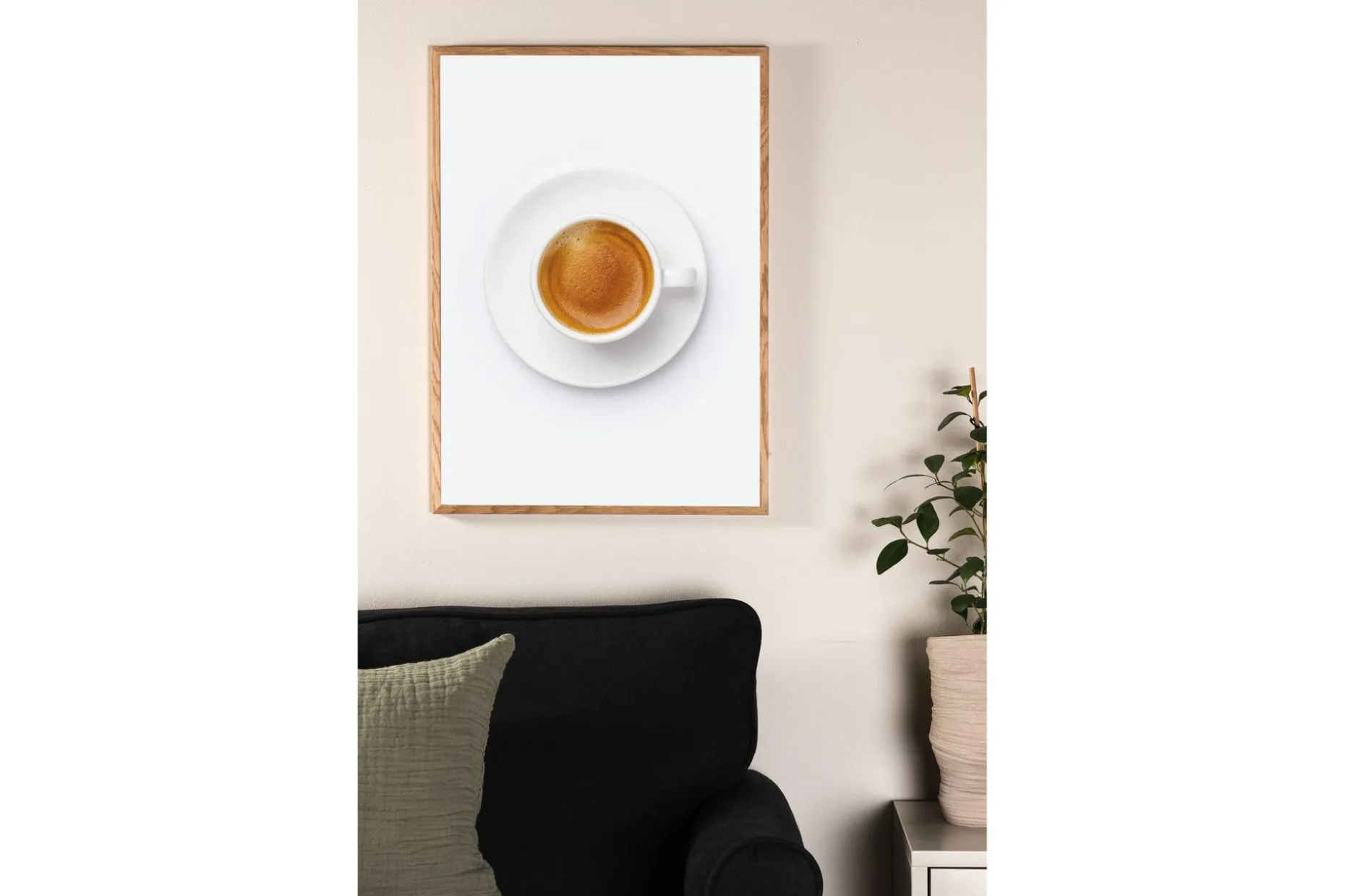 Poster Skimmed coffee 50x70 cm