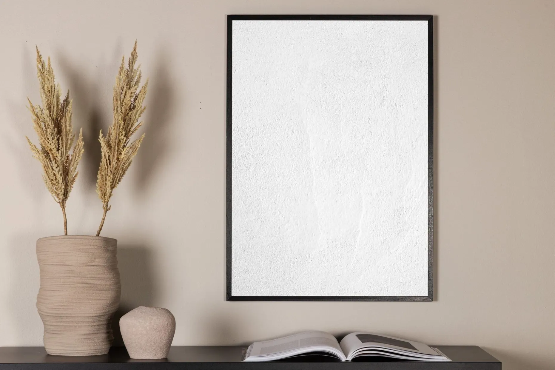 Poster White Reveted 50x70 cm