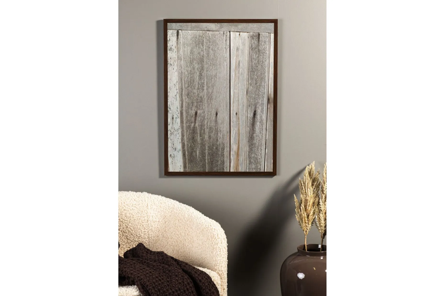 Poster Wooden wall 21x30 cm