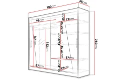 Prag Garderobe LED-belysning