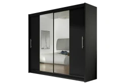 Prag Garderobe Skyvedører med Speil