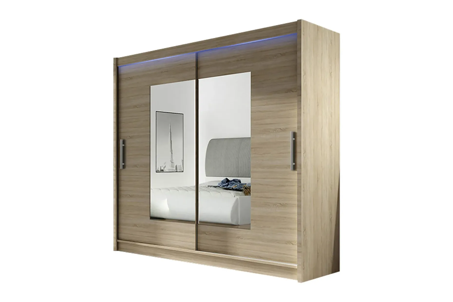 Prag Garderobe 180x57x215 cm