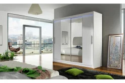 Prag Garderobe 180x57x215 cm
