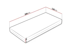 Profi Madrass 160x200 cm