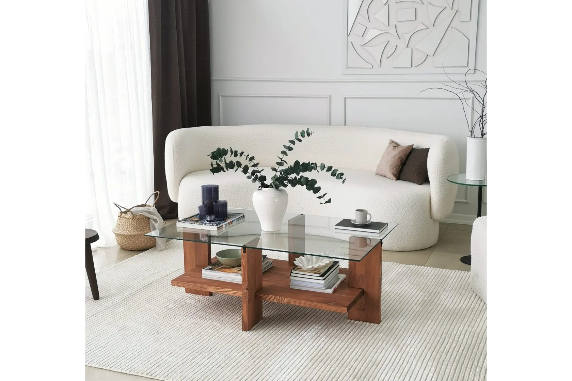 Puijas Sofabord 105x40x105 cm