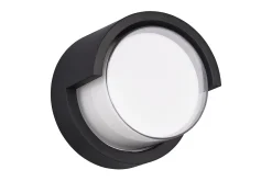 Puno LED-Vegglampe Pyöreä Mattsvart