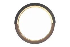 Puno LED-Vegglampe Pyöreä Mattsvart