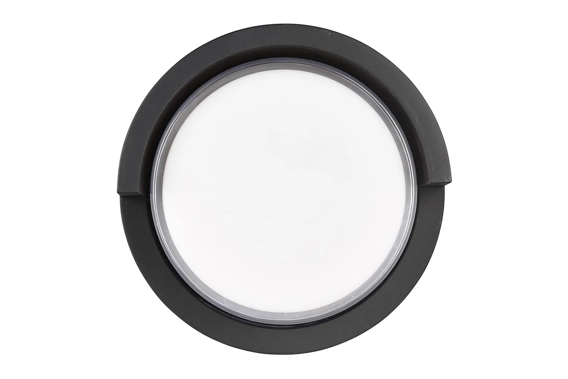 Puno LED-Vegglampe Pyöreä Mattsvart