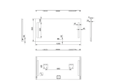 Purnuvara Baderomsspeil 60 cm LED-Lys