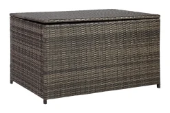 Puteboks WICKER 122x52xH62cm brun
