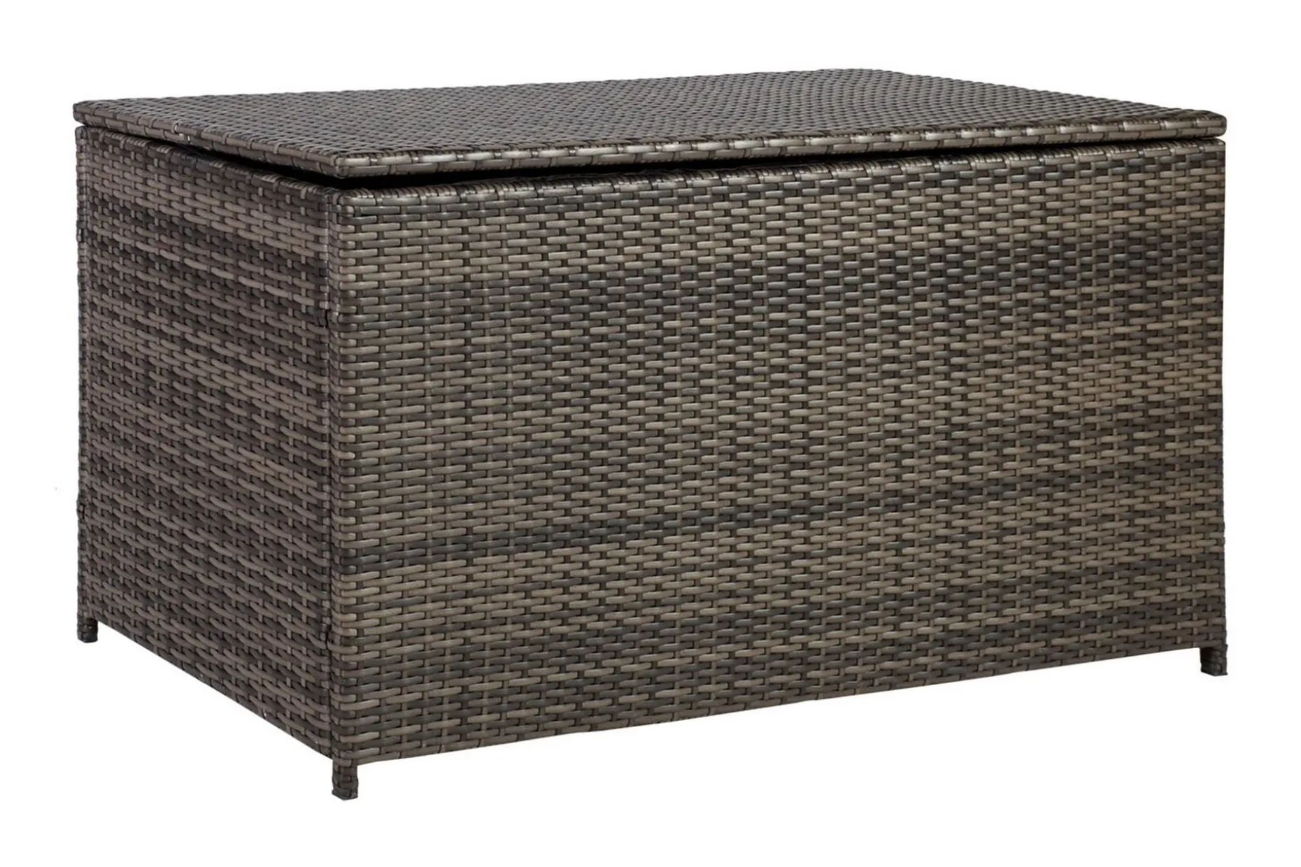 Puteboks WICKER 122x52xH62cm brun