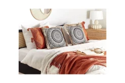 Pynteputer Geranium sett av 2 Beige/svart
