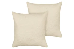 Pynteputer Leuzea sett med 2 Beige, 60x60 cm