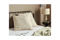 Pynteputer Leuzea sett med 2 Beige, 60x60 cm