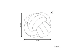 Pynteputer Malni sett med 2 Beige