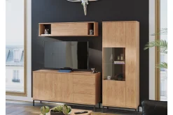 Querty Stuesett LED-belysning 4 Deler Hvit LED