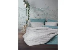 Ranforce Dobbel Dynetrekksett Kiku Mint