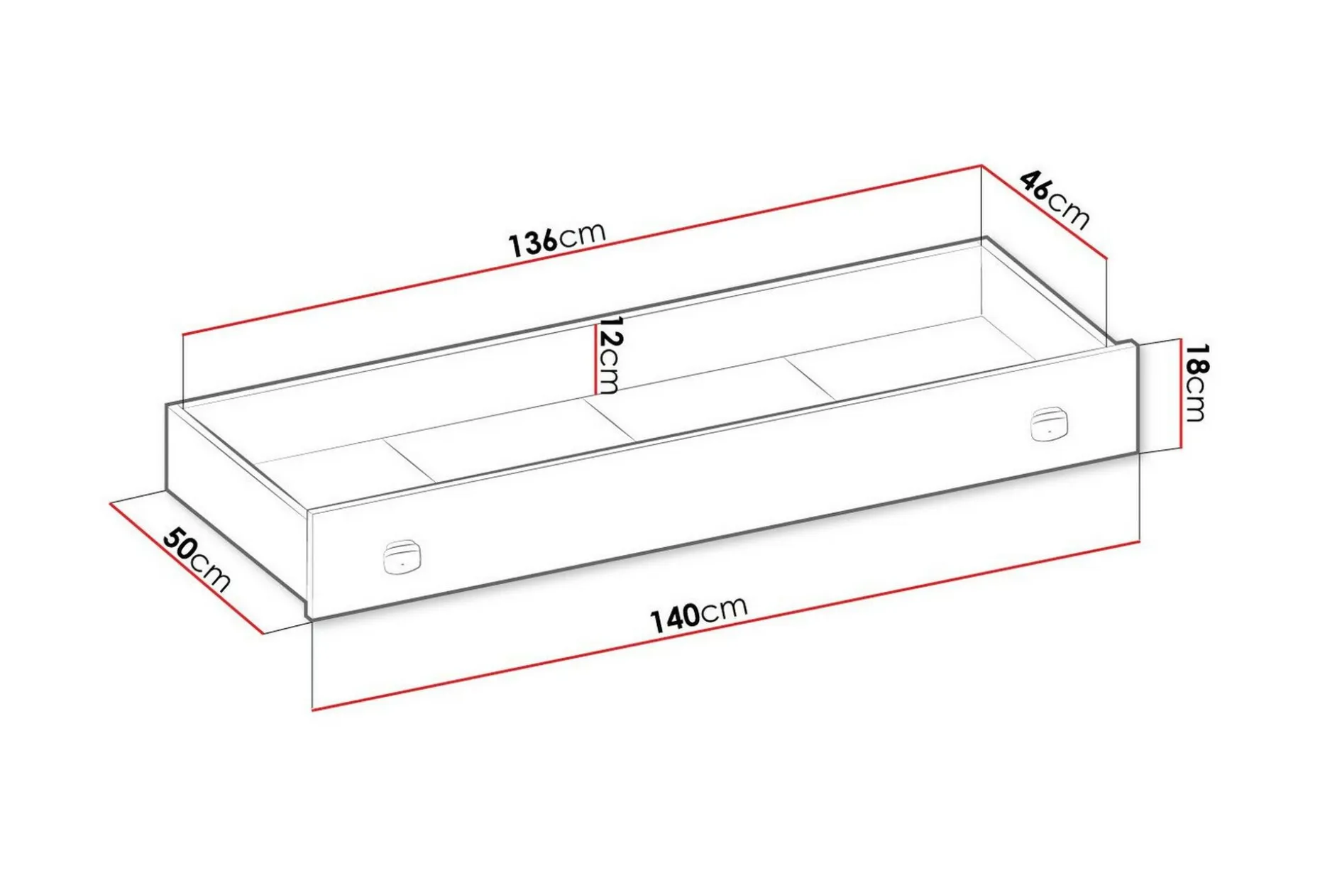Rathmore Sengkiste 140 cm